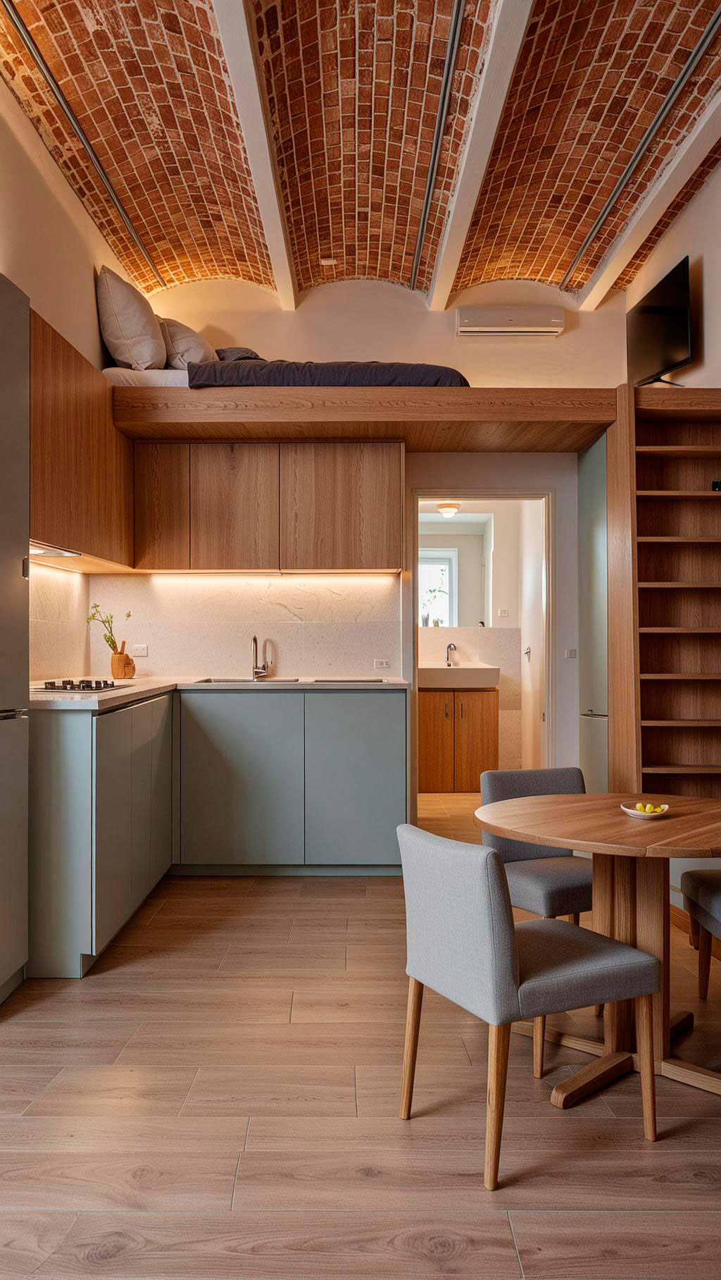 diseño interior mini apartamento